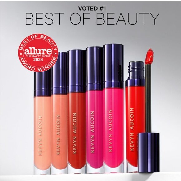 Kevyn Aucoin Velvet Liquid Lip Paint* ~ ENCHANTING (Soft Rose Pink) 5ml NIB - Picture 13 of 16